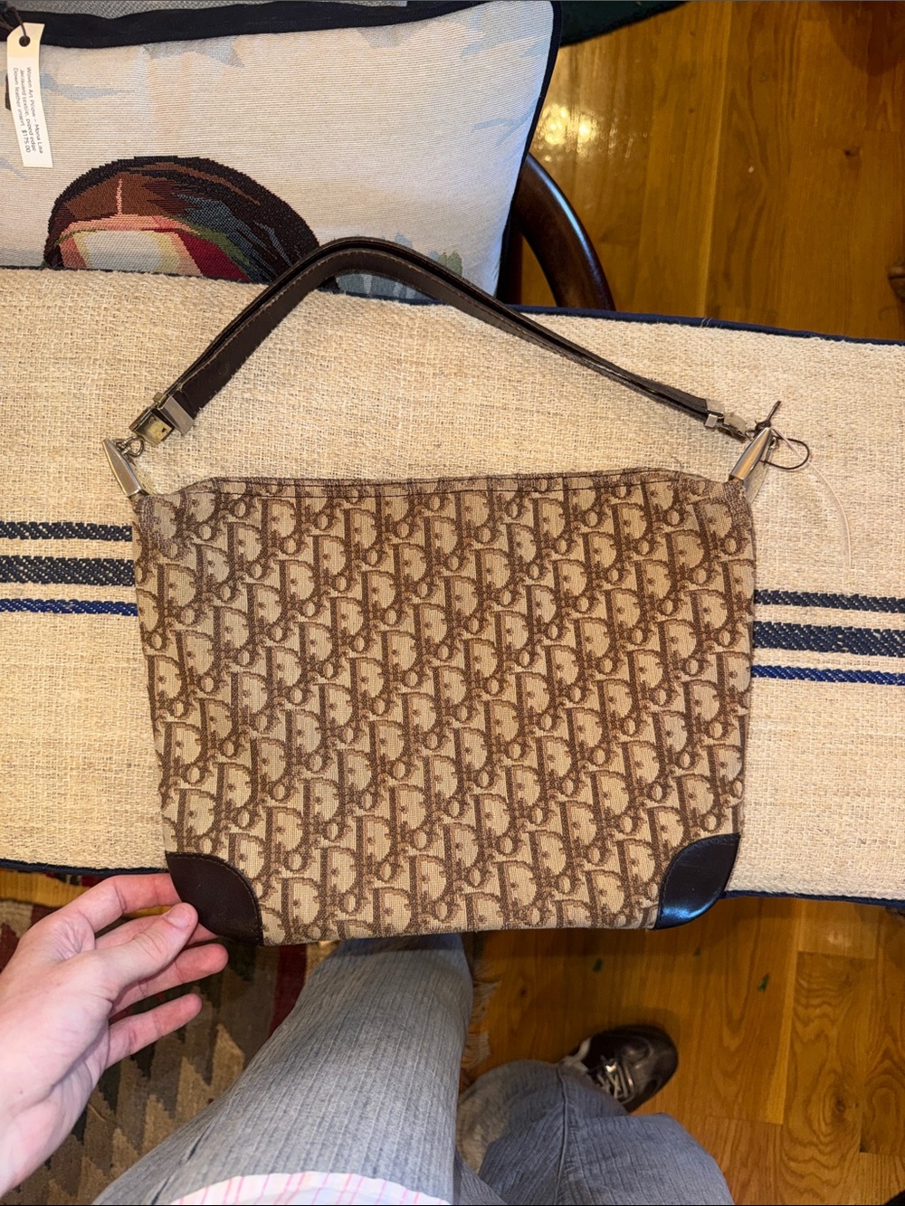 Dior Brown Monogram Shoulder Bag